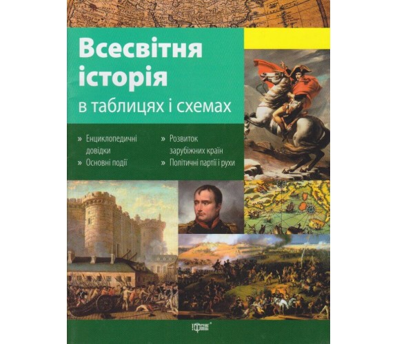 Всесвітня історія 10-11 клас у таблицях і схемах (підготовка ЗНО) авт. Губіна вид. Торсінг купити