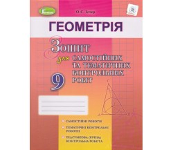 Контрольные работы геометрия 9 класс авт. Истер изд. Генеза